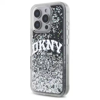 DKNY DKHCP16XLBNAEK iPhone 16 Pro Max 6,9 colio Hardcase Liquid Glitter Arch Logo Juoda