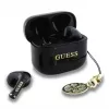 Guess Glossy Effect Printed Classic Logo & Charm TWS Bluetooth Earbuds (Black)