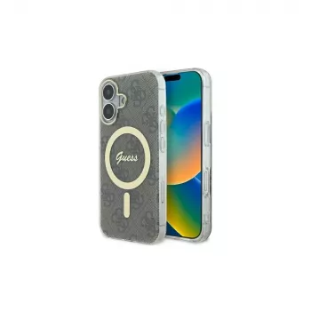 Guess GUHMP16SH4STW iPhone 16 6.1 Hardcase IML 4G MagSafe Brown