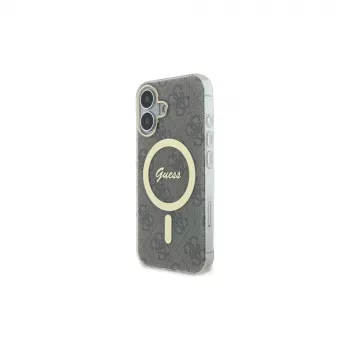 Guess GUHMP16SH4STW iPhone 16 6.1 Hardcase IML 4G MagSafe Brown