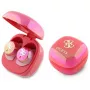 Guess 4G Printed Logo True Wireless Earbuds su įkrovimo dėklu - Fuchsia Iridescent