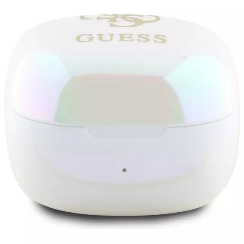 Guess 4G Printed Logo True Wireless Stereo Bluetooth Earbuds with Charging Case (White)