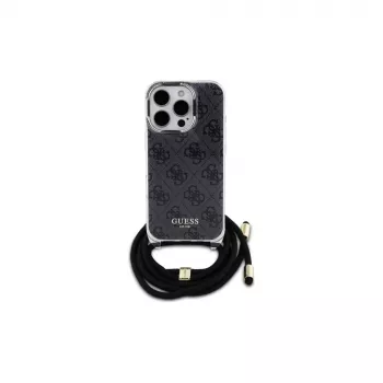 Guess GUHCP16XHC4SEK iPhone 16 Pro Max 6.9 Hardcase Crossbody Cord 4G Print Black