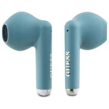 Guess Printed Classic Logo TWS Bluetooth Ausinės su Įkrovimo Dėklu (Turkio)