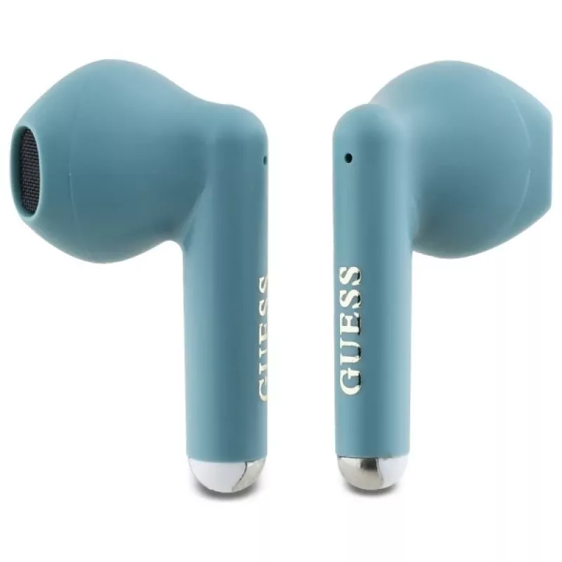 Guess Printed Classic Logo TWS Bluetooth Ausinės su Įkrovimo Dėklu (Turkio)