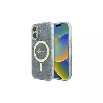 Guess GUHMP16SH4STB iPhone 16 6.1 Hardcase IML 4G MagSafe Blue