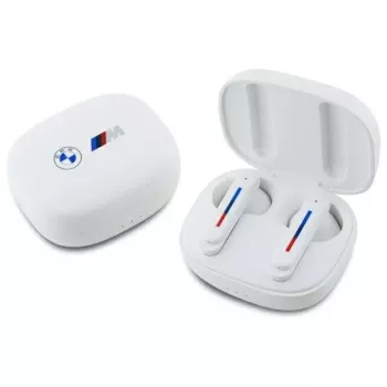 BMW BMBEMIATP20LOH True Wireless Stereo (TWS) Bluetooth 5.1 In-Ear Ausinės su Įkrovimo Dėklu - Balta