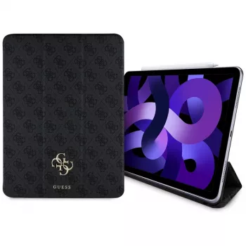 Guess GUFC13RM24PS4SGK iPad Air 13 M2 2024 / M3 2025 / M4 2026 Black Magnetic 4G Big Logo Folio Case