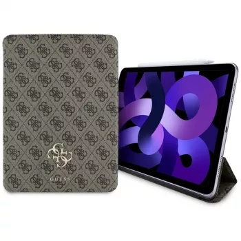Guess GUFC11RM24PS4SGW iPad Air 11 M2 2024 / M3 2025 / M4 2026 Brown Magnetic 4G Big Logo Folio Case