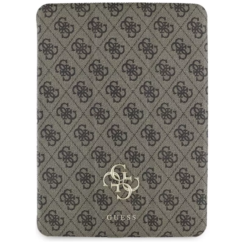 Guess GUFC11RM24PS4SGW iPad Air 11 M2 2024 / M3 2025 / M4 2026 Brown Magnetic 4G Big Logo Folio Case