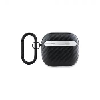 BMW BMA4CMPUCA AirPods 4 Cover Black PU Carbon M Collection