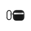 BMW BMA4SSLBK AirPods 4 Dangtelis Juoda Natūrali Oda Sidabrinis Logotipas