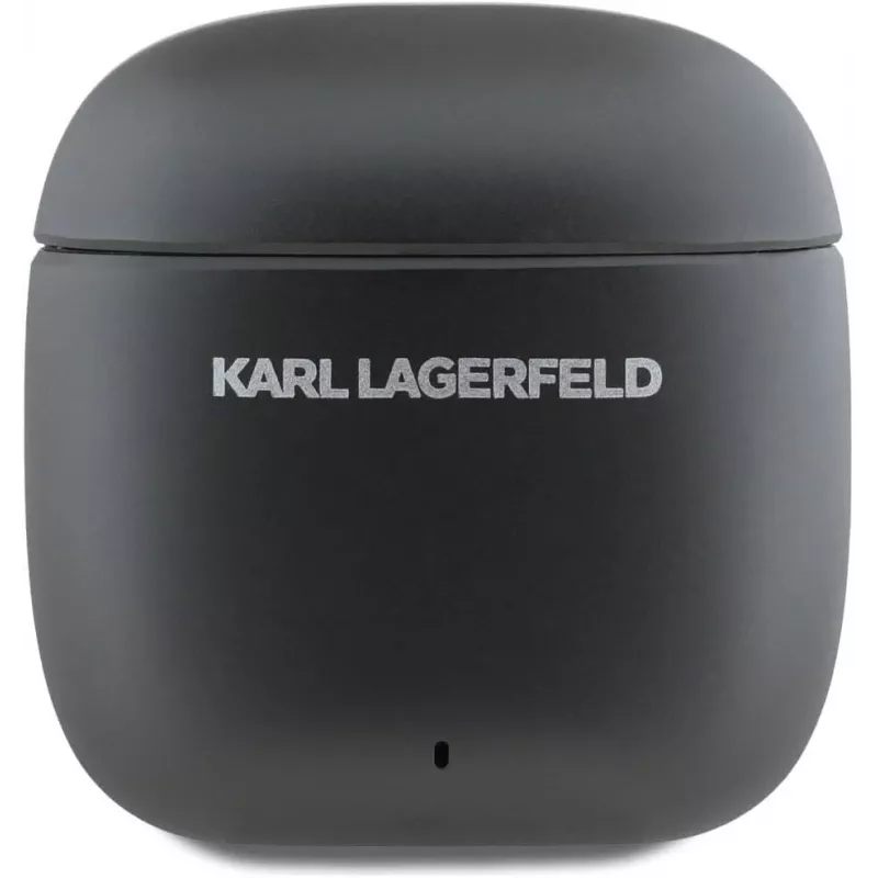 KARL LAGERFELD Metal Printed Logo TWS Earbuds su ANC/ENC - Juoda