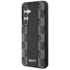DKNY Odinis Dėklas su Šachmatų Raštu ir MagSafe Samsung Galaxy S25, Juodas