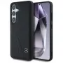 MERCEDES-BENZ Odinis dėklas su išlenktomis siūlėmis, skirtas Samsung Galaxy S25, juodas