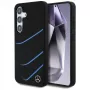 MERCEDES-BENZ Silicone Contrasted Curves MagSafe Case for Samsung Galaxy S25, Black