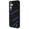 MERCEDES-BENZ Silicone Contrasted Curves MagSafe Case for Samsung Galaxy S25, Black