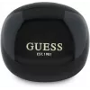 Guess Flat Classic Logo Electroplated TWS Earbuds su Įkrovimo Dėklu (Juoda)
