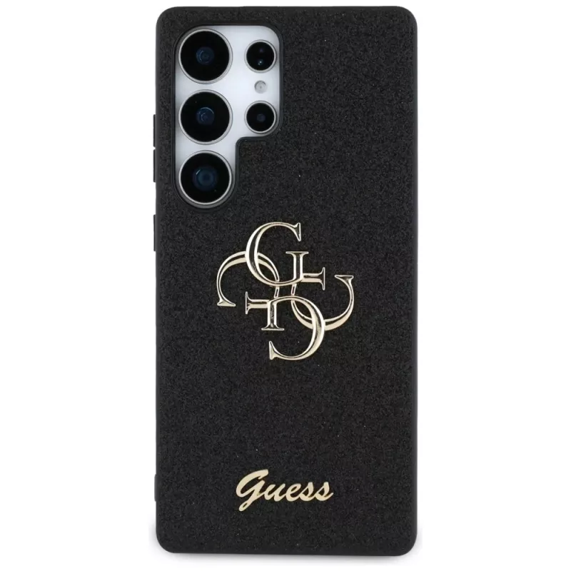 Guess Fixed Glitter Big 4G Metal Logo Case Samsung Galaxy S25 Ultra (Juoda)