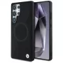 BMW Leather Half Textured MagSafe Case for Samsung Galaxy S25 Ultra Black