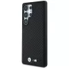 BMW Leather Carbon MagSafe Case for Samsung Galaxy S25 Ultra Black