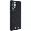 BMW Leather Carbon MagSafe Case for Samsung Galaxy S25 Ultra Black
