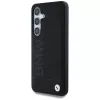BMW Leather Big Wordmark Case for Samsung Galaxy S25+ Black