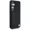 BMW Leather Big Wordmark Case for Samsung Galaxy S25+ Black