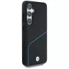 BMW Leather Textured and Smooth MagSafe Case for Samsung Galaxy S25 Black