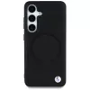 BMW Leather Half Textured MagSafe Case for Samsung Galaxy S25 Black