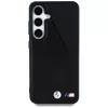 BMW Leather Oversized Stripes MagSafe Case for Samsung Galaxy S25 Black