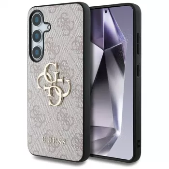 Guess Big 4G Logo Classic Logo Dėklas Samsung Galaxy S25+ (Rožinis)