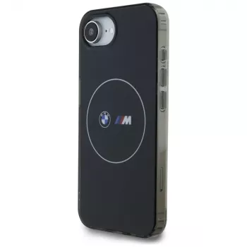 BMW IML Metal White Circle MagSafe Case for iPhone 16e / 17e Black