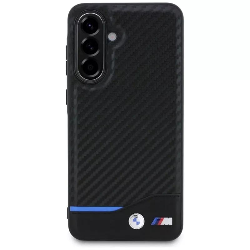 BMW M dėklas Samsung Galaxy A56, anglies pluoštas, juodas