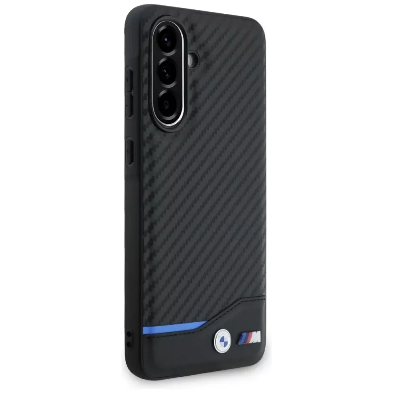 BMW M dėklas Samsung Galaxy A56, anglies pluoštas, juodas