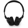 Guess Metal Logo Script belaidės ausinės Bluetooth 5.3, uždedamos ant galvos, juodos