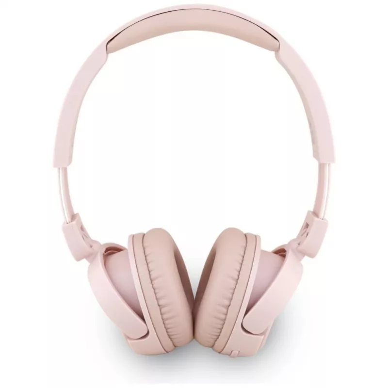 Guess Metal Logo Script Wireless Bluetooth 5.3 On-Ear Headphones (Pink)