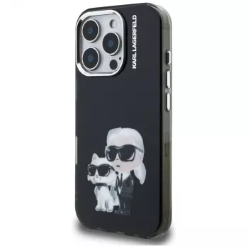KARL LAGERFELD IML Aquarelle apsauginis dėklas, skirtas Apple iPhone 16 Pro - juodas