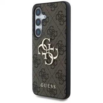 Guess Big 4G Logo Classic Logo Dėklas Samsung Galaxy S25+ (Ruda)