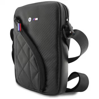 BMW Carbon Pockets & Metal Logo 8 Black Smartphone Pouch