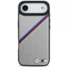 BMW M Tricolor metalinio logotipo MagSafe dėklas Apple iPhone Air, pilkas