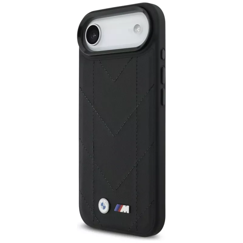 BMW M Quilted Logo MagSafe dėklas, skirtas Apple iPhone Air, juodas