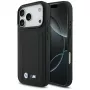BMW M Quilted Logo MagSafe dėklas, skirtas Apple iPhone 17 Pro, juodas