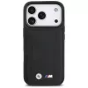 BMW M Quilted Logo MagSafe dėklas, skirtas Apple iPhone 17 Pro, juodas