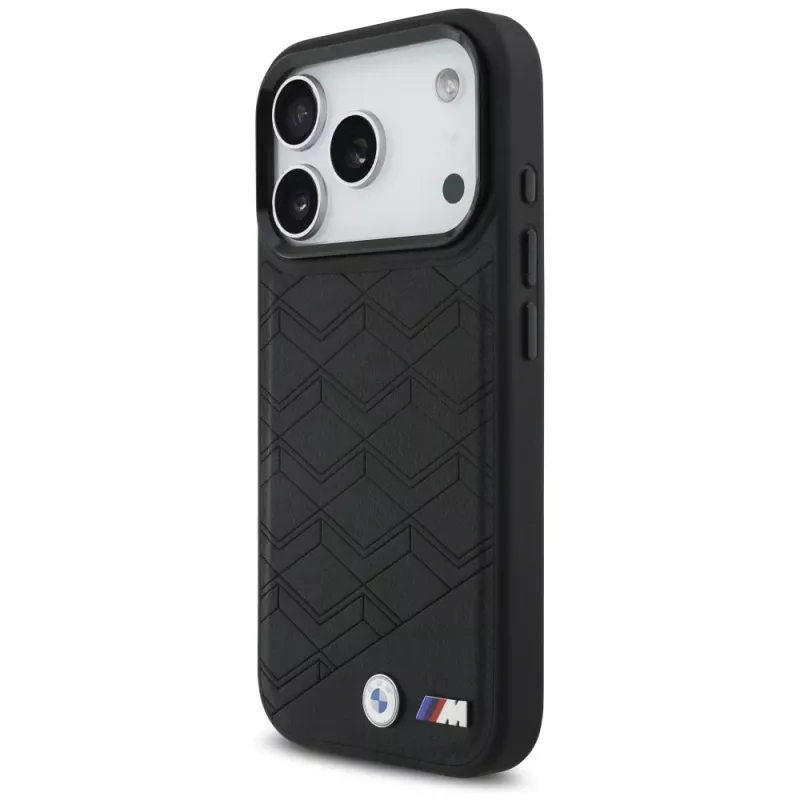 BMW M Shape Logo MagSafe dėklas, skirtas Apple iPhone 17 Pro, juodas