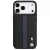 BMW M Perforated Stripe Logo MagSafe Dėklas, skirtas iPhone 17 Pro Max, Mėlynas