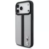 BMW M Perforated Stripe Logo MagSafe Case iPhone 17 Pro Max Grey