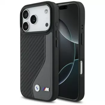 BMW M Carbon Logo MagSafe Dėklas, skirtas iPhone 17 Pro, Antracitas