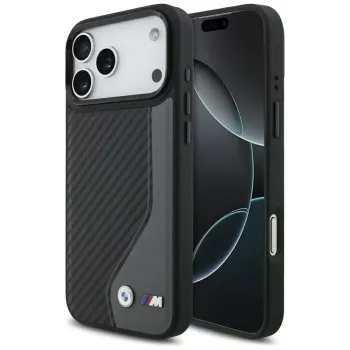 BMW M Carbon Logo MagSafe Dėklas, skirtas Apple iPhone 17 Pro Max, Antracitas