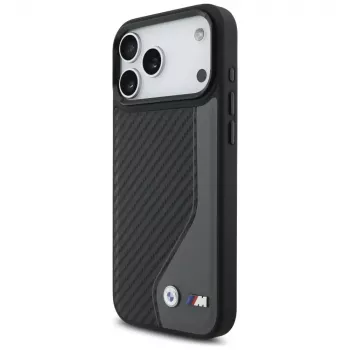 BMW M Carbon Logo MagSafe Dėklas, skirtas Apple iPhone 17 Pro Max, Antracitas